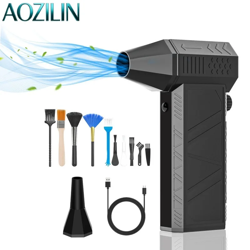AOZILIN X6 Turbo Blower 130000RPM Brushless Motor Industrial Fan for Dust Removal Car Washing Snow Blowing Cleaning Tool
