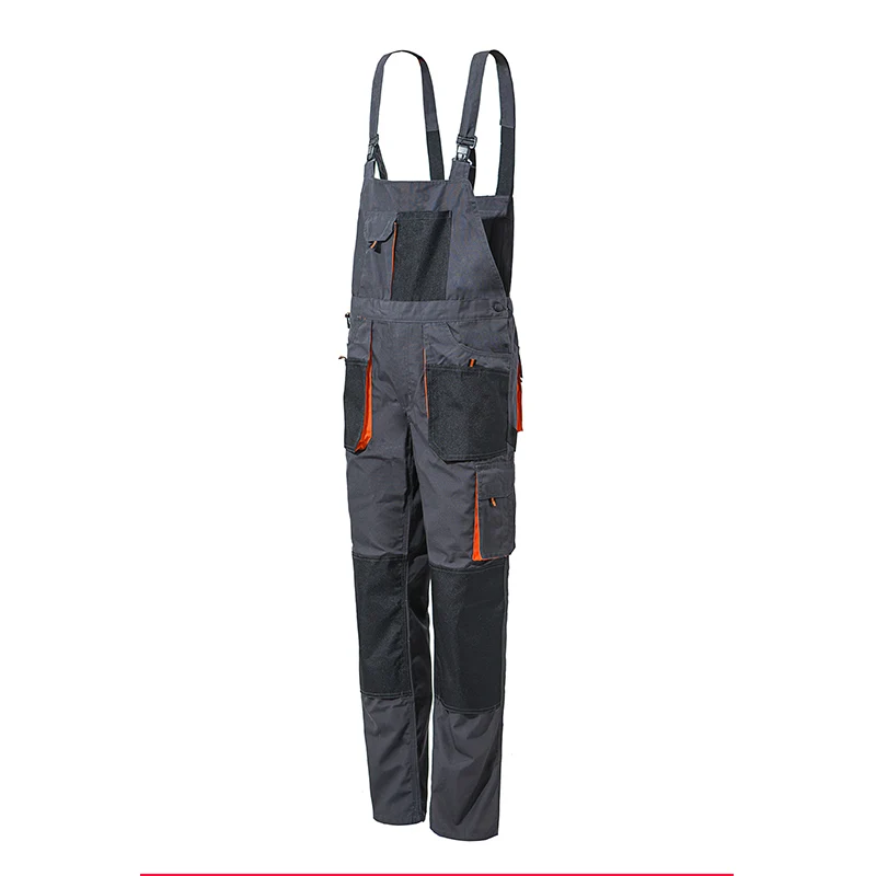 Men’s Work Bib and Brace Overall with Pockets Carpenters Work Overall Workwear Jacket Pants