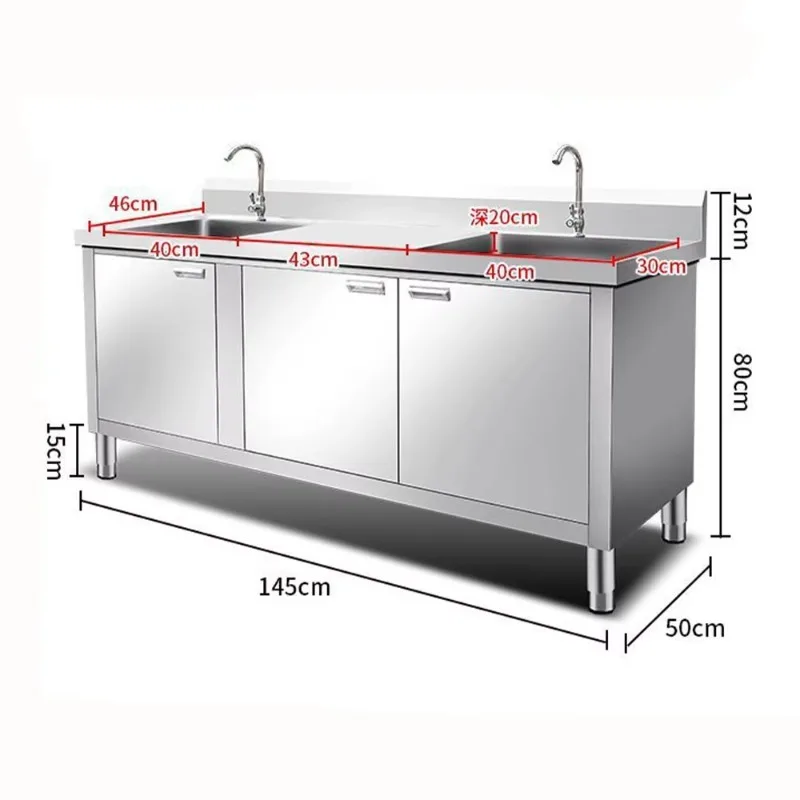 Commercial Cheap Kitchen Sink Cabinets Stainless Steel Sink Commercial Sink Cabinet тумба с раковиной кухоные тумбы