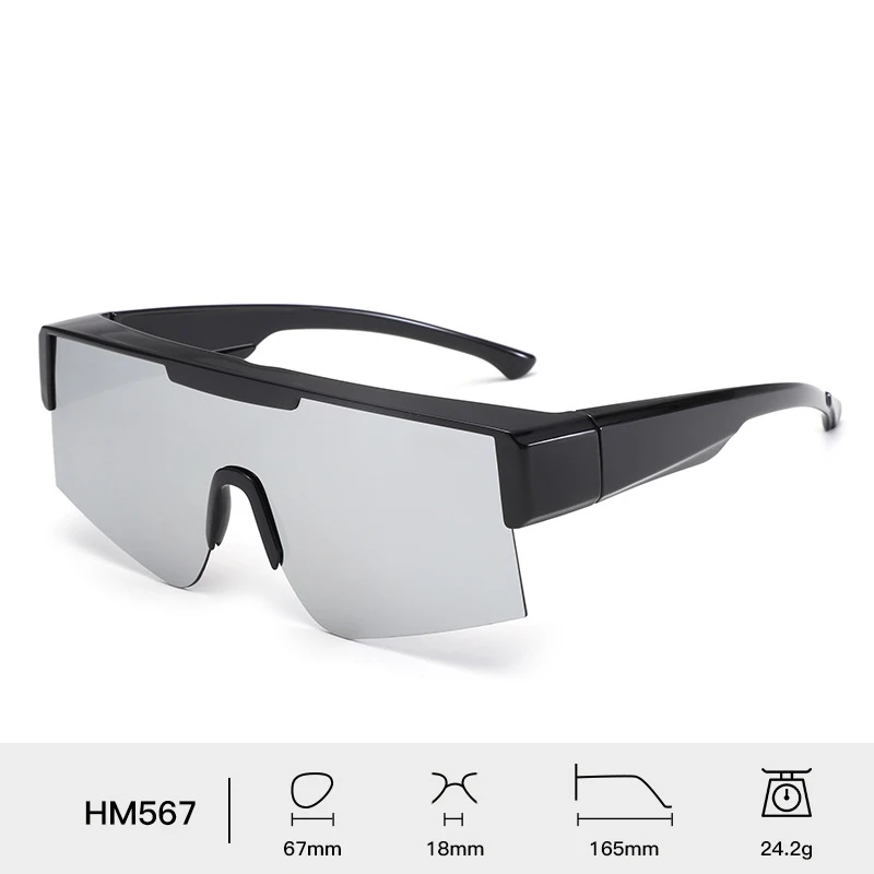 

TR lens cover mirror polarized men's cycling glasses mirror colorful cycling sunglasses can cover myopia glasses