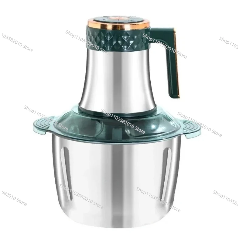 Electric Food Grinder & Slicer, 5L Large Capacity Dough Vegetable Mixer for Household