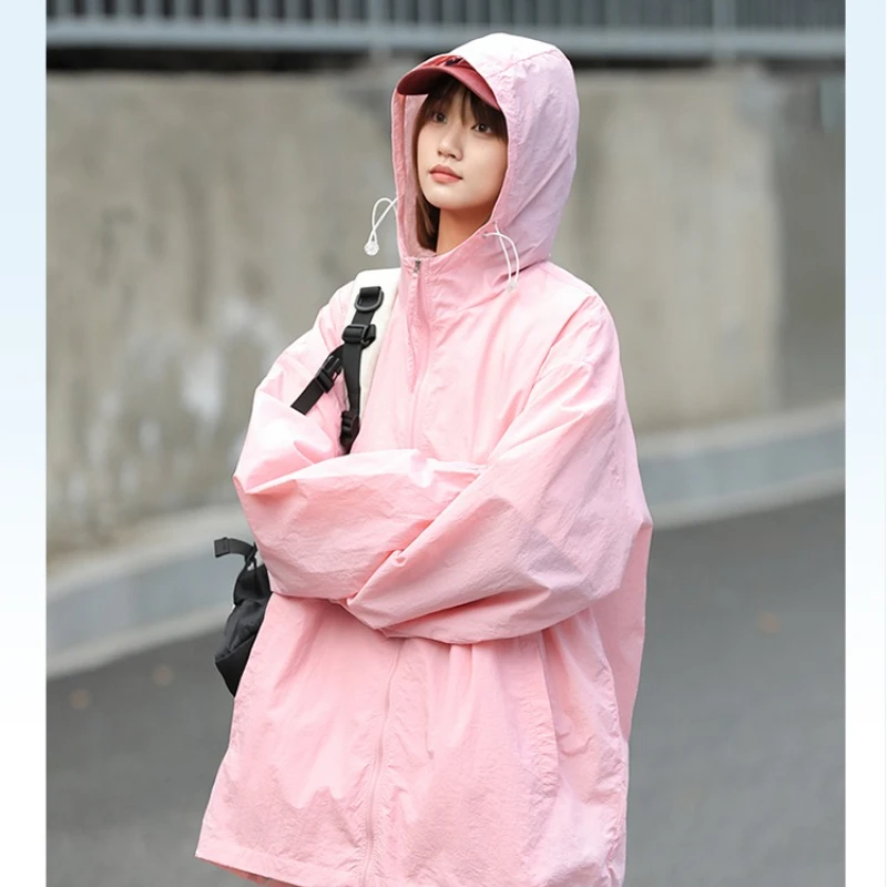 

UPF50+ Sunscreen Hiking Jacket Men Women Waterproof Camping Windbreaker Trekking Fishing Rain Skin Coat Outdoor Anti UV Clothes