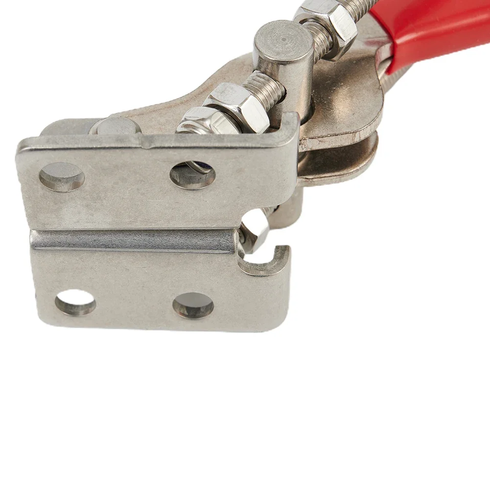 

Heavy Duty 2pcs Self locking Toggle Clamp Stainless Steel 304 200kg Load Capacity Adjustable Handle Locking Distance 6 30mm
