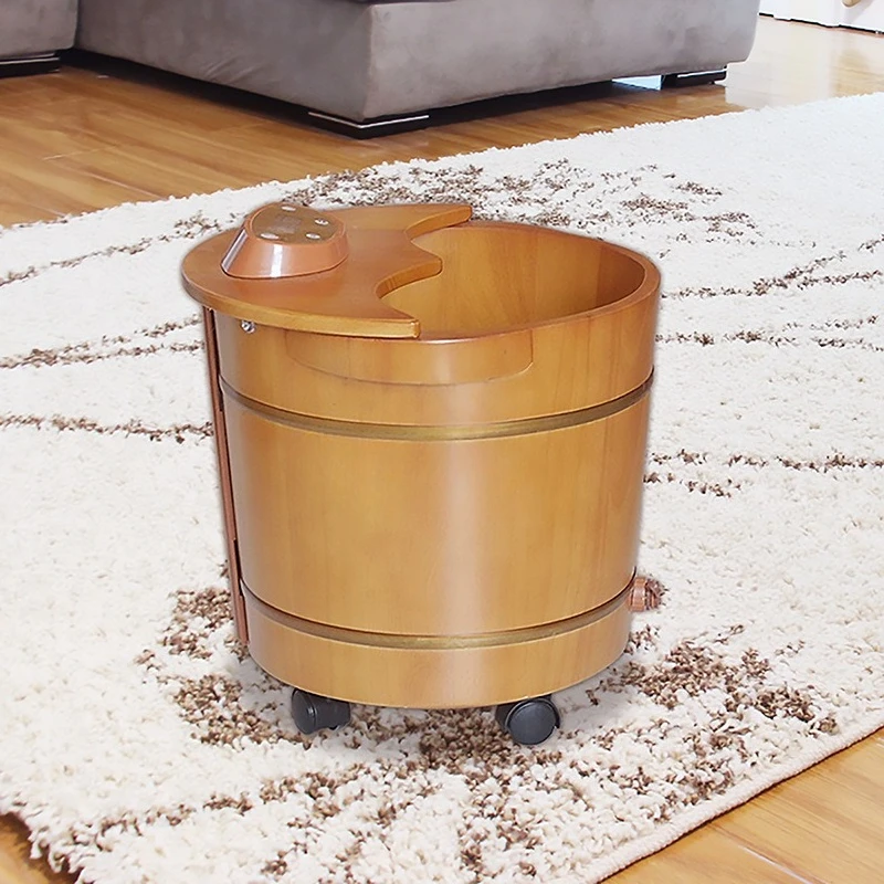 

Bucket Household Electric Heating Constant Temperature Calf Bath Bucket Bath Surf Foot Wash Oak
