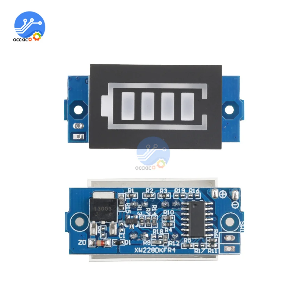 BMS 1S 2S 3S 4S 6S 7S 18650 li-po wskaźnik pojemności baterii litowej moduł miernik poziom mocy wyświetlacz ładowania akcesoria