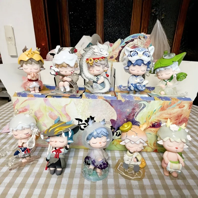 Heyone Mimi Leisurel Immortal Series New Chinese Style Confirmed Blind Box Figures Collectible Toys Desktop Decor For Anime Fans