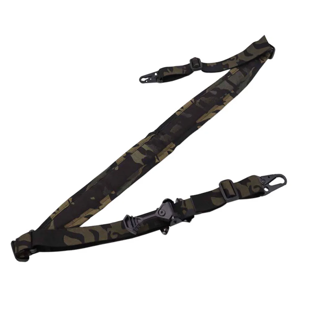 Taktische Gewehr Sling 2 Punkt Kampf Modulare Strap Slingster Schnell Einstellbare Pull Jagd PISTOLE Zubehör – Detail 11