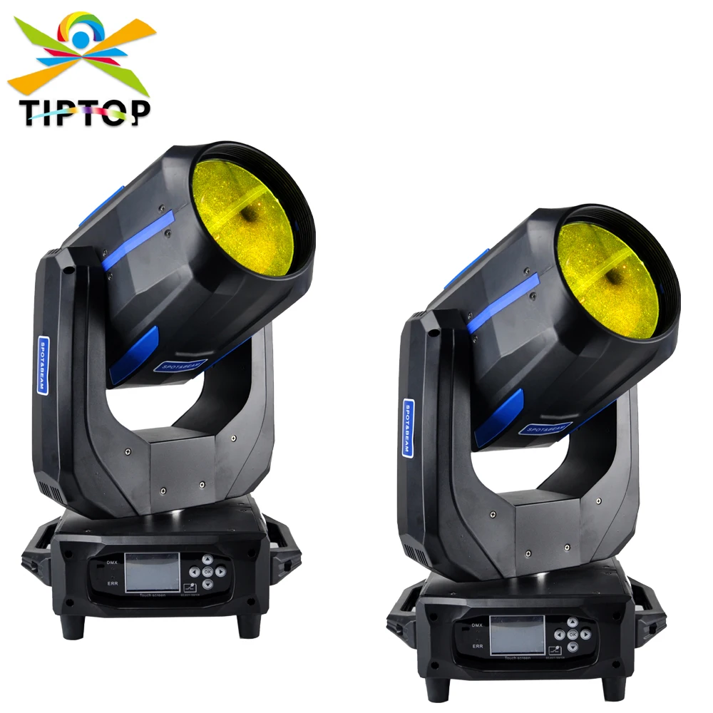 

TIPTOP TP-9R 2 PACK 260W 9R Sharpy Beam Moving Head Light 18 DMX Channels 12+24 Prism with Rainbow Lens 4 Button Display