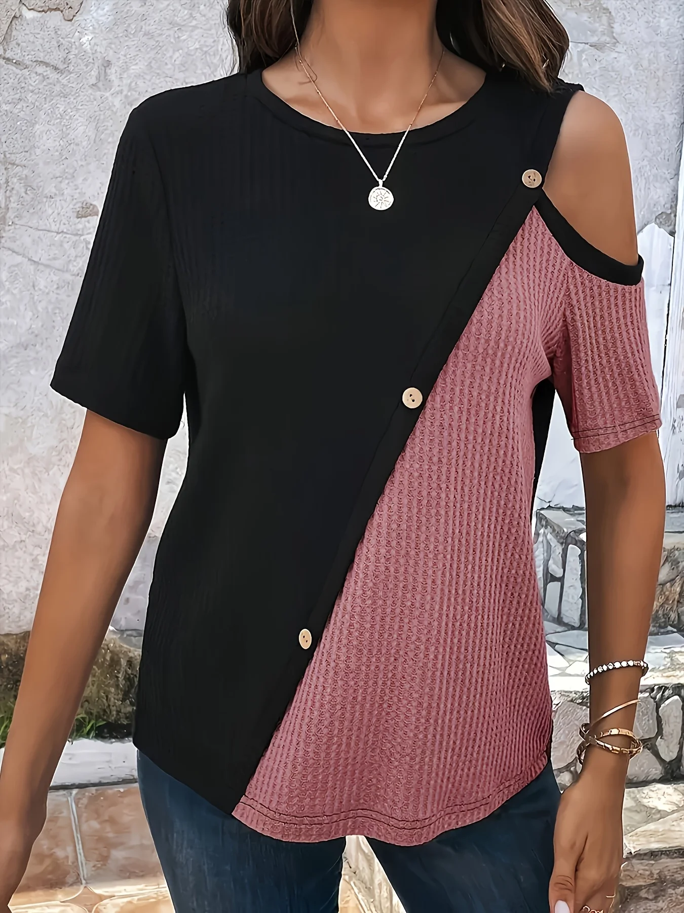 

Женская большая трикотажная повседневная футболка, удобные свободные футболки с круглым вырезом и короткими рукавами для женщин больших размеров