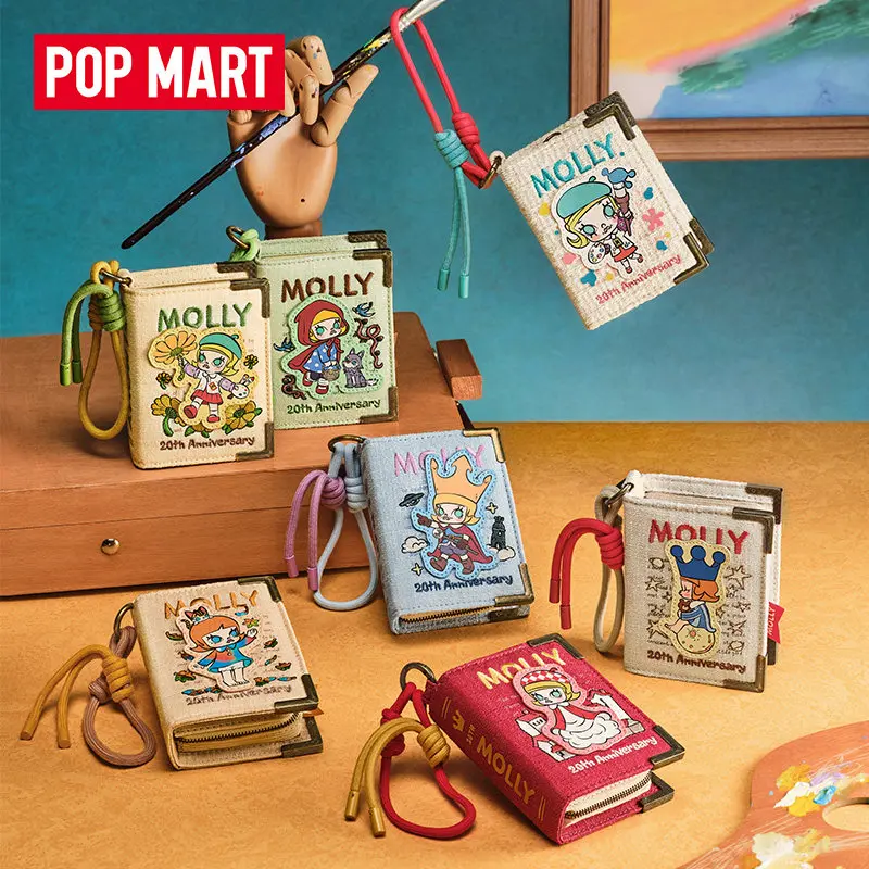 

POPMART MOLLY Scenery Along The Way 20th Anniversary Series Mini Memory Album Bag Blind Box Toys Anime Figure Decoration