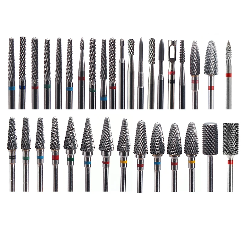 1pcs Milling Cutters For Manicure Carbide Nail Drill Bit Dead Skin Remove Burr Machine Accessories Nail Art Tools