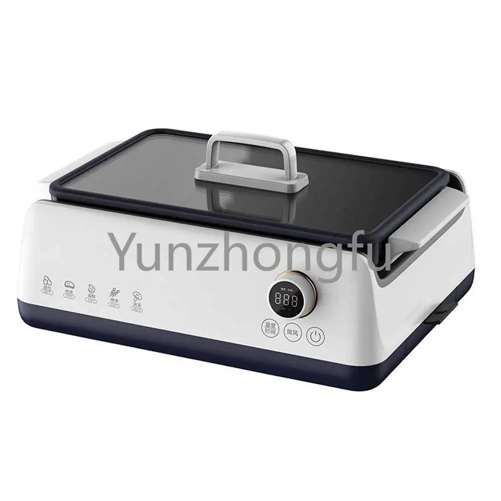 

Barbecue machine Multifunctional barbecue stove, household smokeless barbecue machine, electric grill plate,