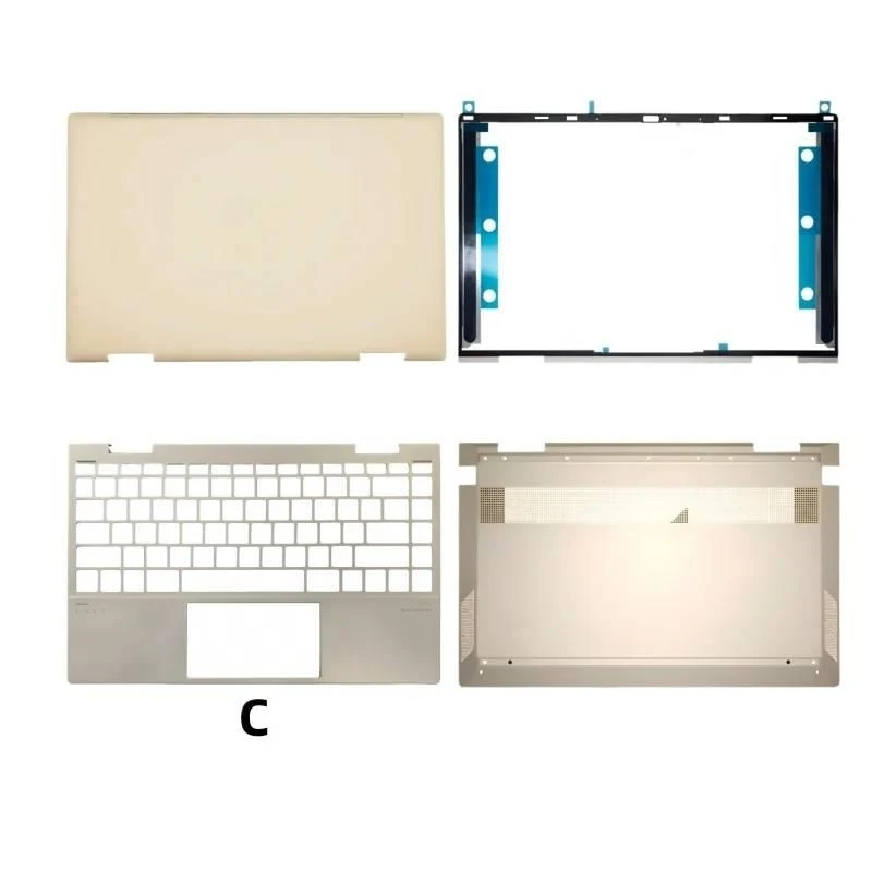 New for HP ENVY X360 13-AY TPN-C147 LCD Back Cover Top Bezel Palm Rest Bottom Cover Gold ABCD Shell Laptop Replacement Parts
