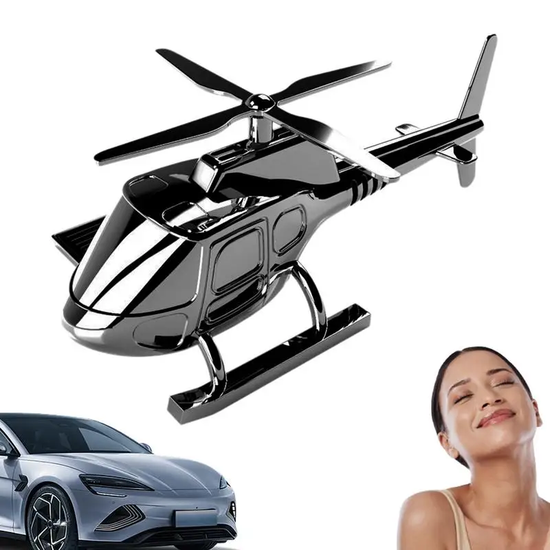 Solar powered helicopter ornaments perfume long-lasting light fragrance decorative car perfume car aromatherapy ornaments