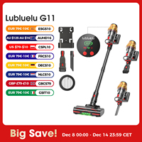 Lubluelu G11 Cordless Vacuum Cleaner 50kpa Powerful Suction Anti-Tangle Brush 50 Mins Runtime for Pet Hair on Hard Floor Carpet