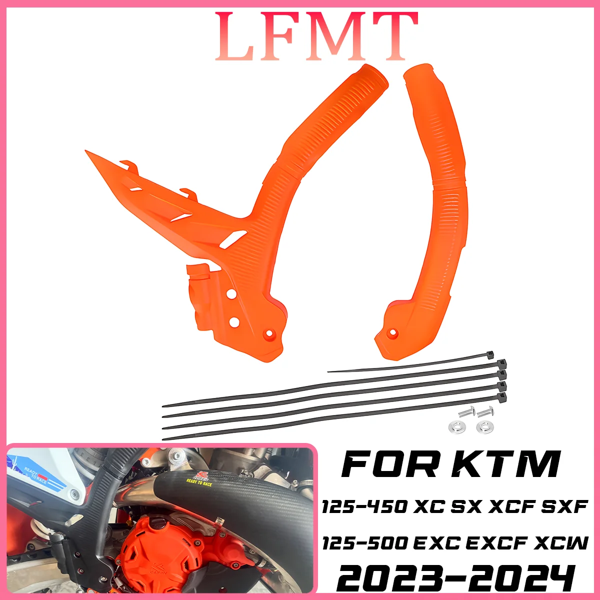 

2024 New Dirt bike Frame Guard Protector Cover For KTM 125 150 200 250 300 350 400 450 500 EXC EXCF XCW 2023 XC SX XCF SXF parts