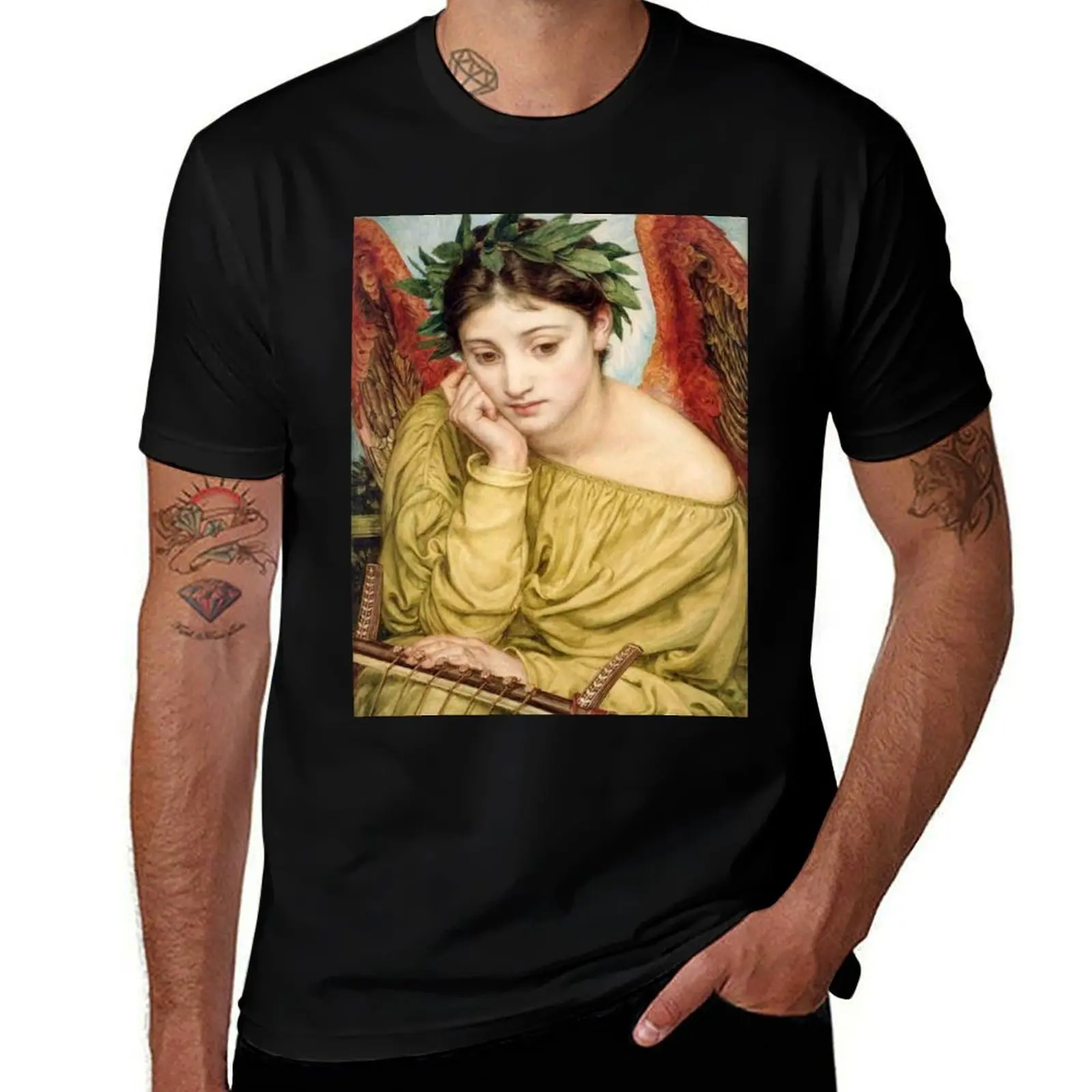 

Erato, Muse of Poetry by Sir Edward John Poynter T-Shirt Funny t-shirts anime clothes sweat shirts, men