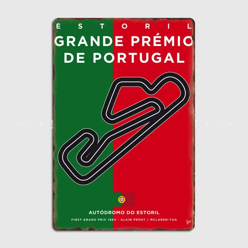 estoril-grande-premio-de-portugal-f1-pista-de-corrida-cartaz-de-metal-sinal-clube-personalizado-decoracao-da-parede-estanho-sinal-decoracao-do-quarto-casa