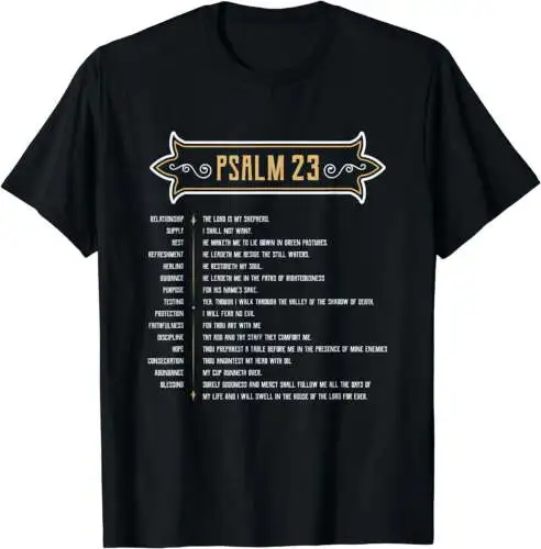 

Psalm 23 LORD is my Shepherd T-Shirt