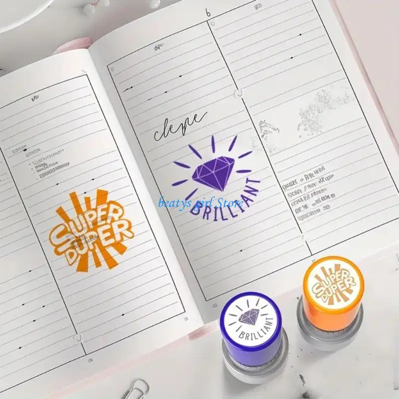 

C7AB Creative Award Stamp Reward Stamp For Children Teachers And Adults In Festival Occasions With Colorful Color Designs