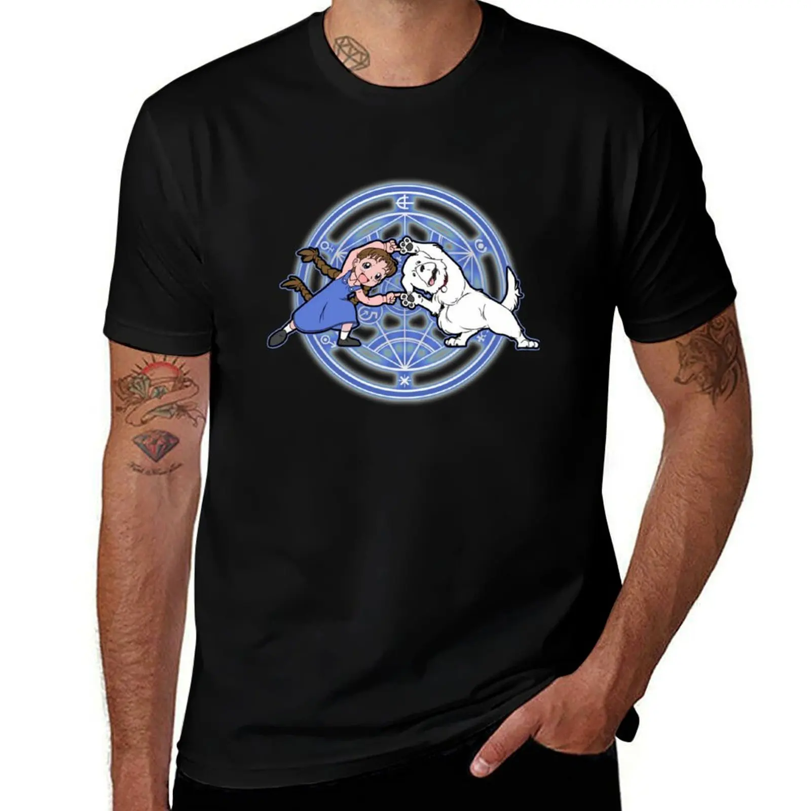 Fullmetal Fusion Alchemist T-Shirt Casual Basic Street Style T-Shirt