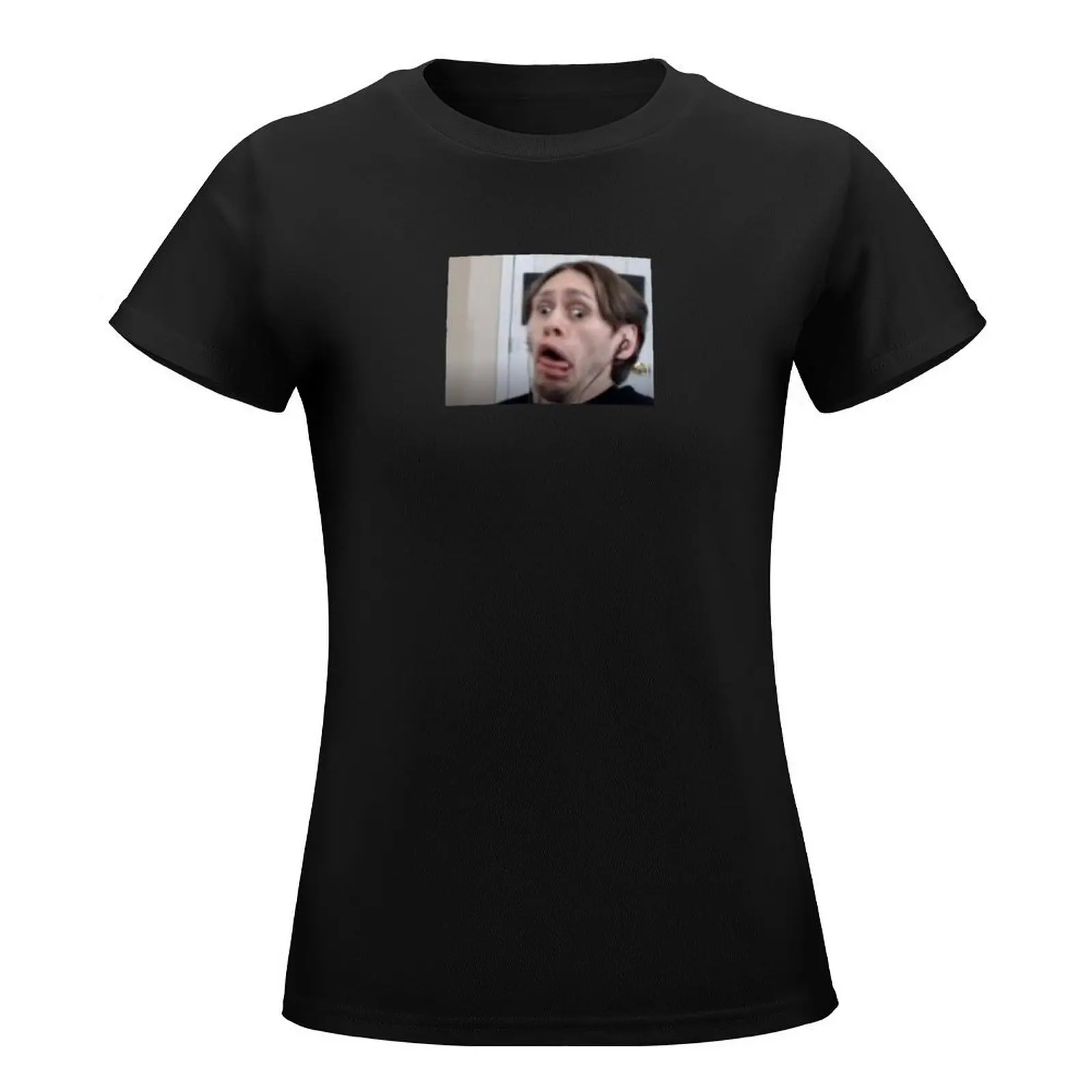 jerma sus T-Shirt Aesthetic clothing blacks summer blouses woman 2024