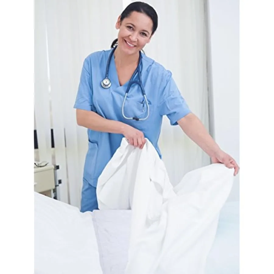 Soft Large Absorbent Waterproof Bed Pad with Tuckable Sides 36 x 60 Inch - Washable 300x for XL Tuck in Underpad Incontinence P