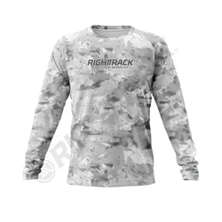 New arrivals RightTrack camo t-shirt Unisex Long Sleeve fishing clothing mesh UPF50 UV hunting climbing camping hiking apparel