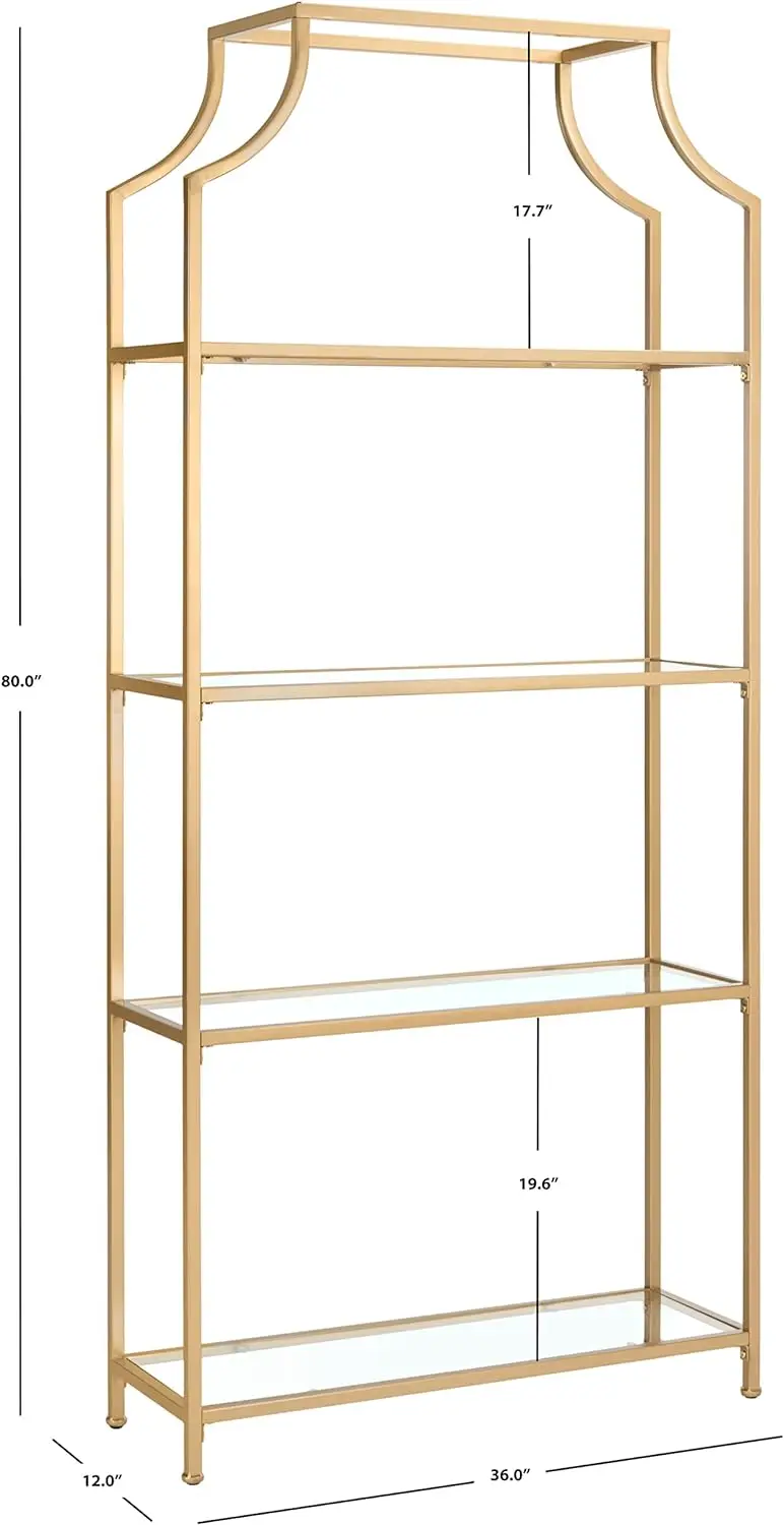 Safavieh Home Collection Slater 4 Tier Etagere, Gold