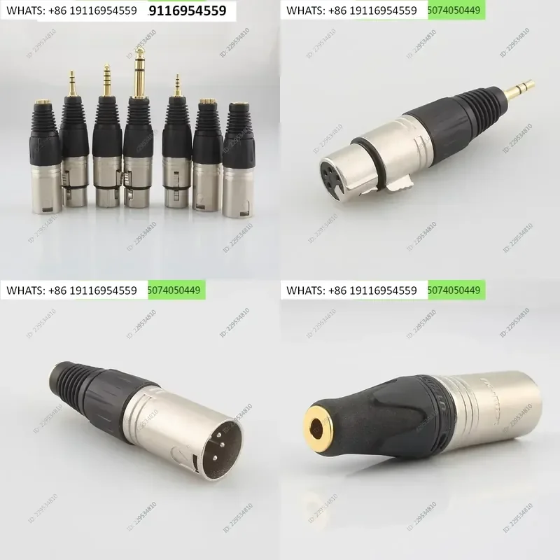 Nutrick DAC Decodes Quad-Core XLR Balanced Male-Female 2.5/3.5/6.35/4.4 Headphone Adapter