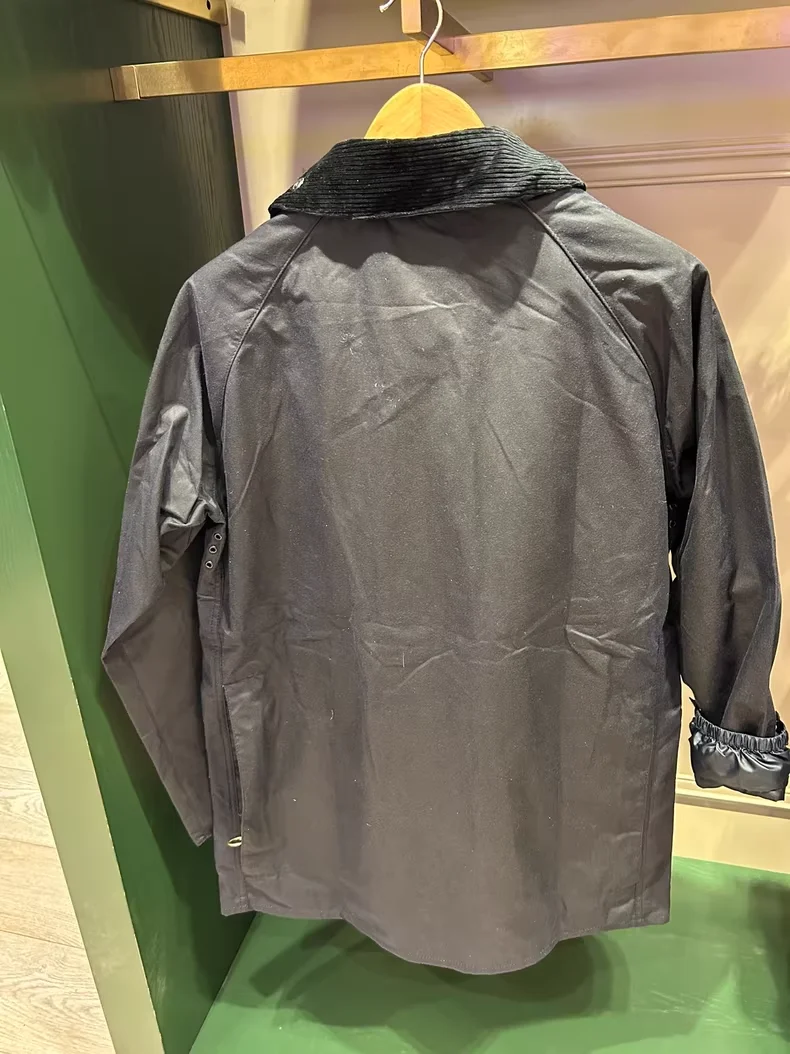 Barbour Beaufort navy blue rare color