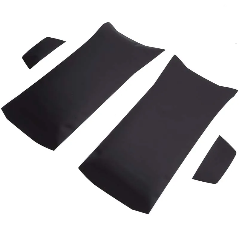 لتويوتا لاند كروزر برادو 2024 + بولي TPU الأسود تصفيف السيارة سيارة العلوي ضوء لاصق غشائي اكسسوارات الديكور الخارجي للسيارة