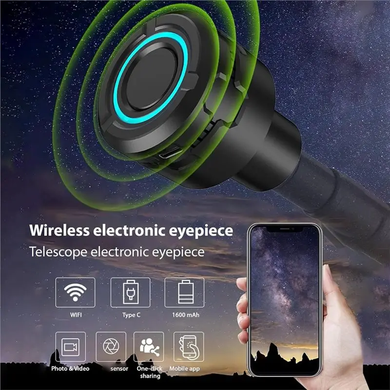 Most-4K Video Recording Wifi Telescope Camera Eyepiece Eye Piece 5MP Wireless Electronic For Astronomical Photography