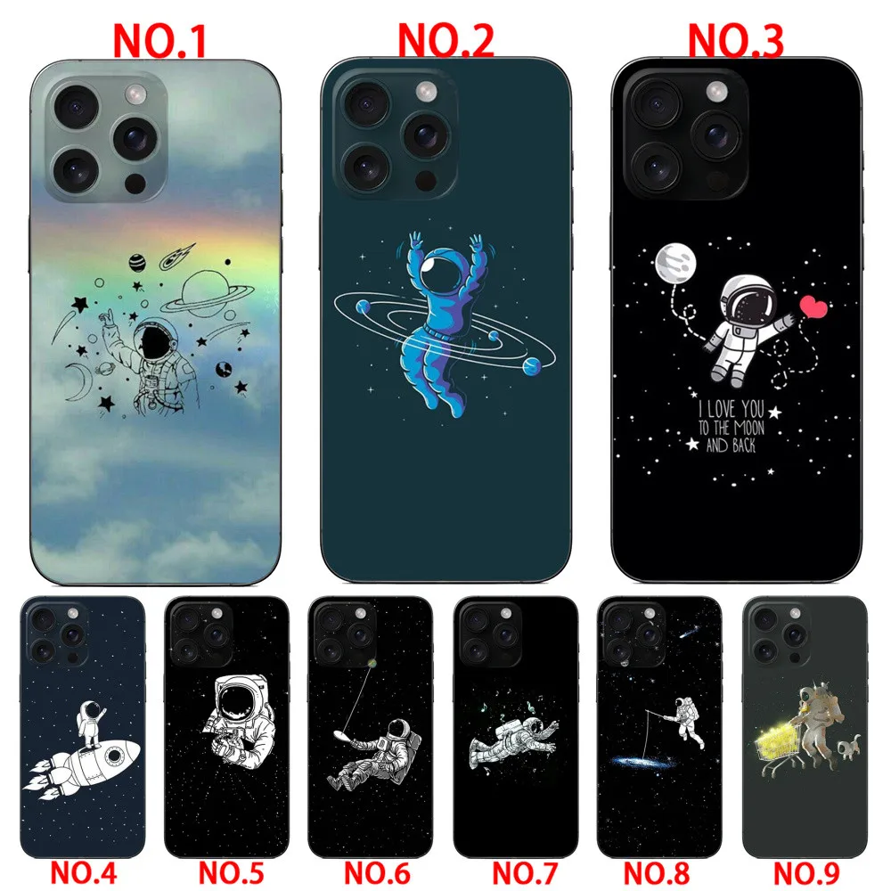 Astronauts Space Loneliness TPU soft case  for iPhone 6 6 Plus 7 8 SE 2020 SE 2022 7 Plus 8 Plus X XS XR