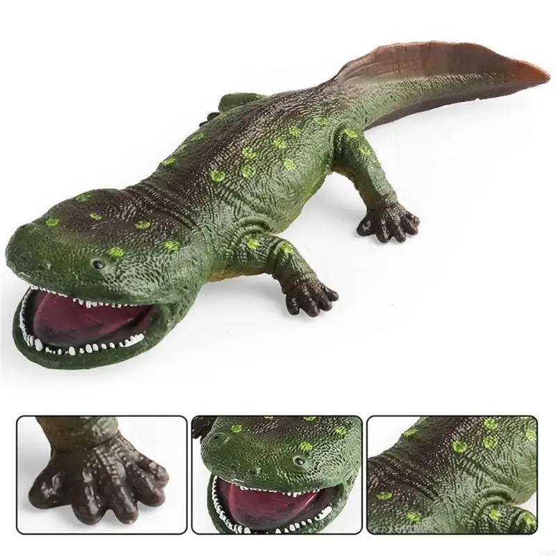 Cretaceous Period Toy Hand Painted Koolasuchus Figurine for Educational Fun P31B