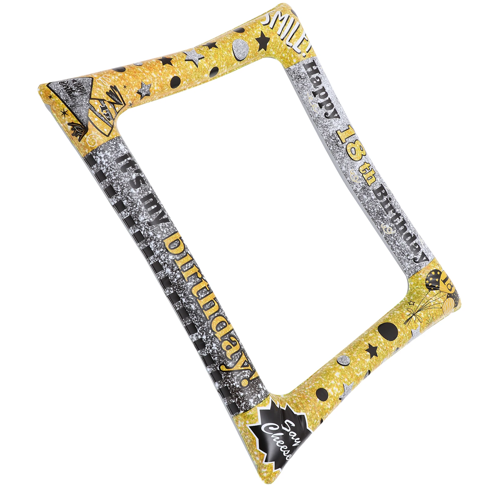 Inflatable Photo PVC Bright Color Birthday Supplies Selfie Frame Inflatable Photo Frame Props Perfect Size Safe Use