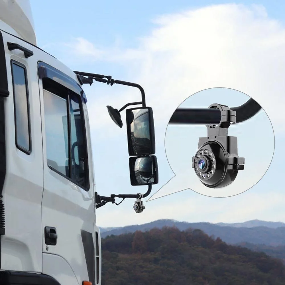 4PIN AHD 1080P Truck Side Rear View Camera Mirror Arm Reverse Camera Waterproof IR Night Vision Metal Casing for Truck Bus RV