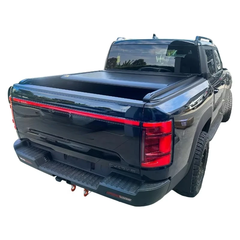 

Shark 6 Electric Roller Shutter Cover Waterproof Retractable Tonneau Lid for Pickup Truck Ranger Aluminum Alloy Ute Locking