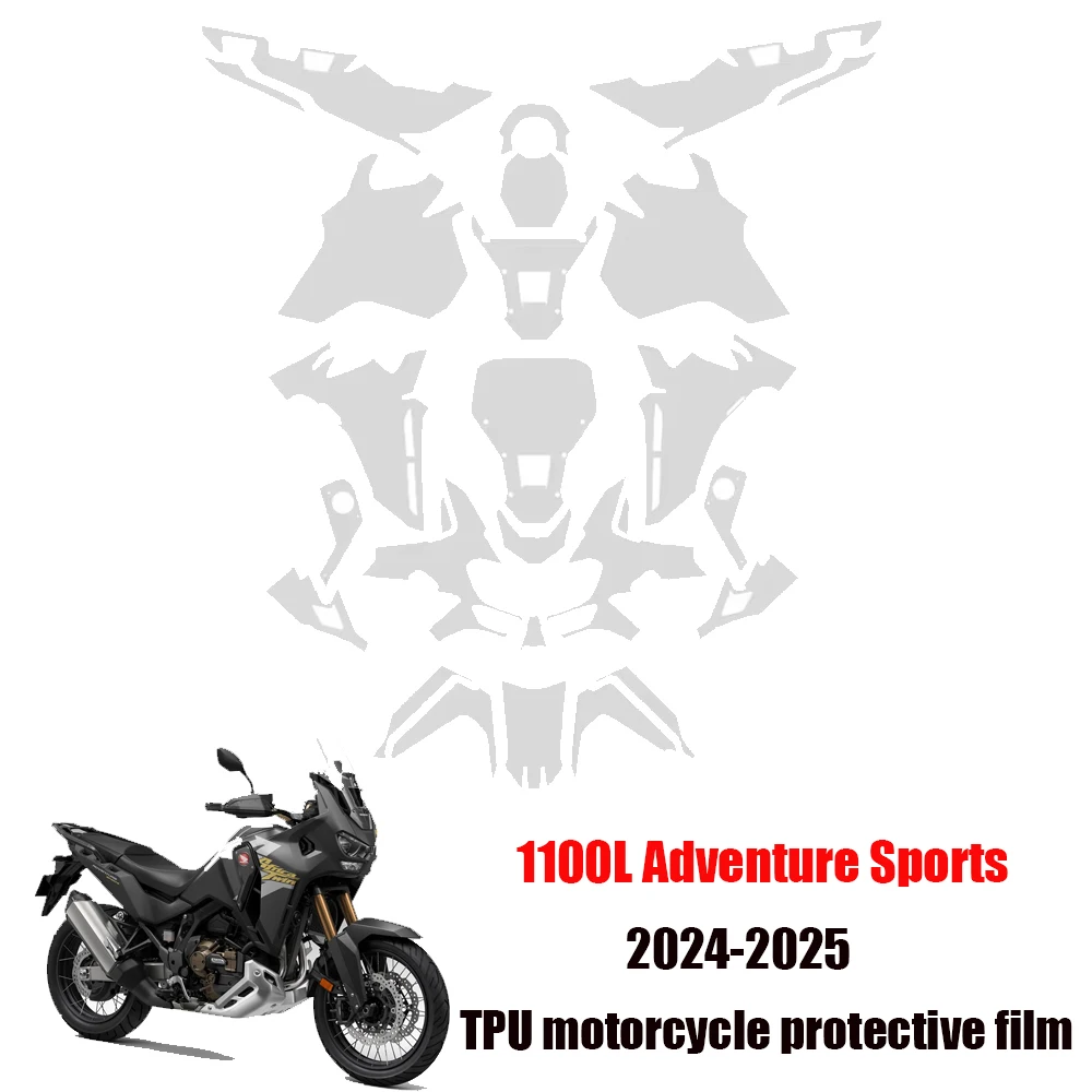 

2025 For CRF 1100L Adventure Sports PPF TPU Protective Film CRF1100L Adventure Accessories Motorcycle Invisible Car Cover
