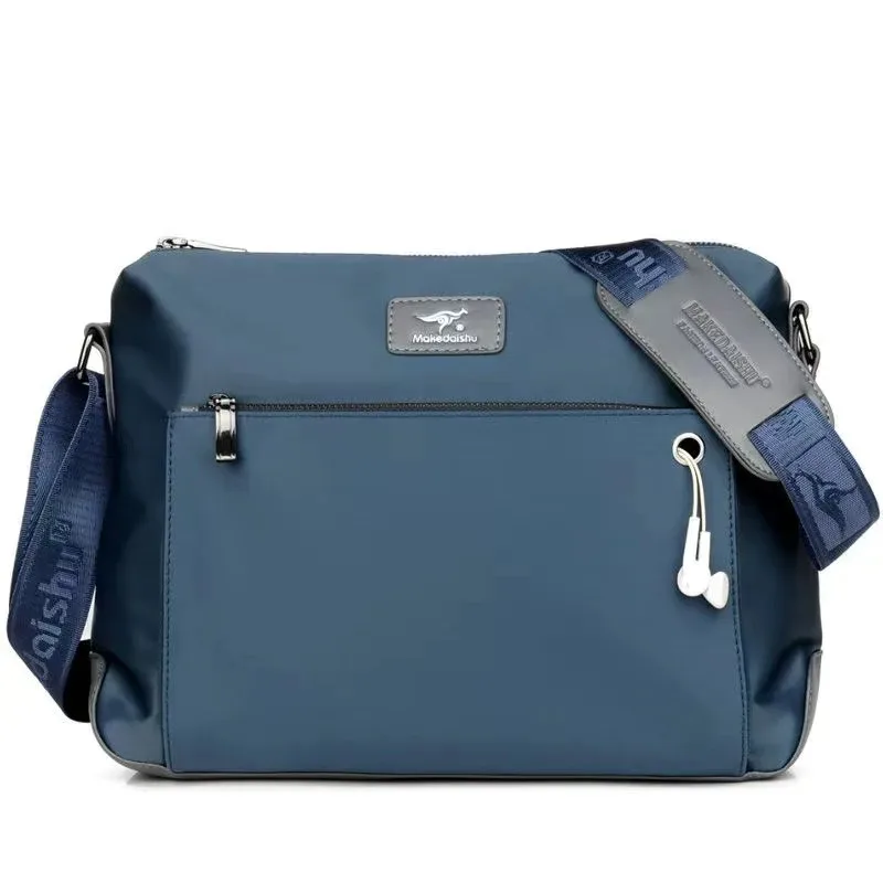 

Oxford Cloth Men's Crossbody Bag Waterproof Casual Single Shoulder Bag Trendy Business Travel Small Backpack Handbag
