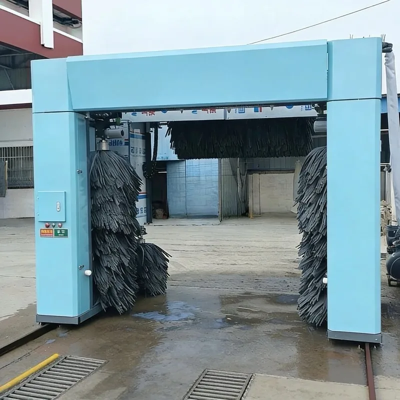 Automatic Car Washing Machine Reciprocating Gantry Structure Full Surround High Pressure Spraying For Complete Vehicle Cleaning