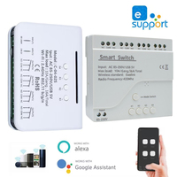 2/4CH EWelink Wireless Switch,WiFi Module,EWelink APP,Remote Control,DIY Smart Home,4Gang Relay,work with Alexa Google Home