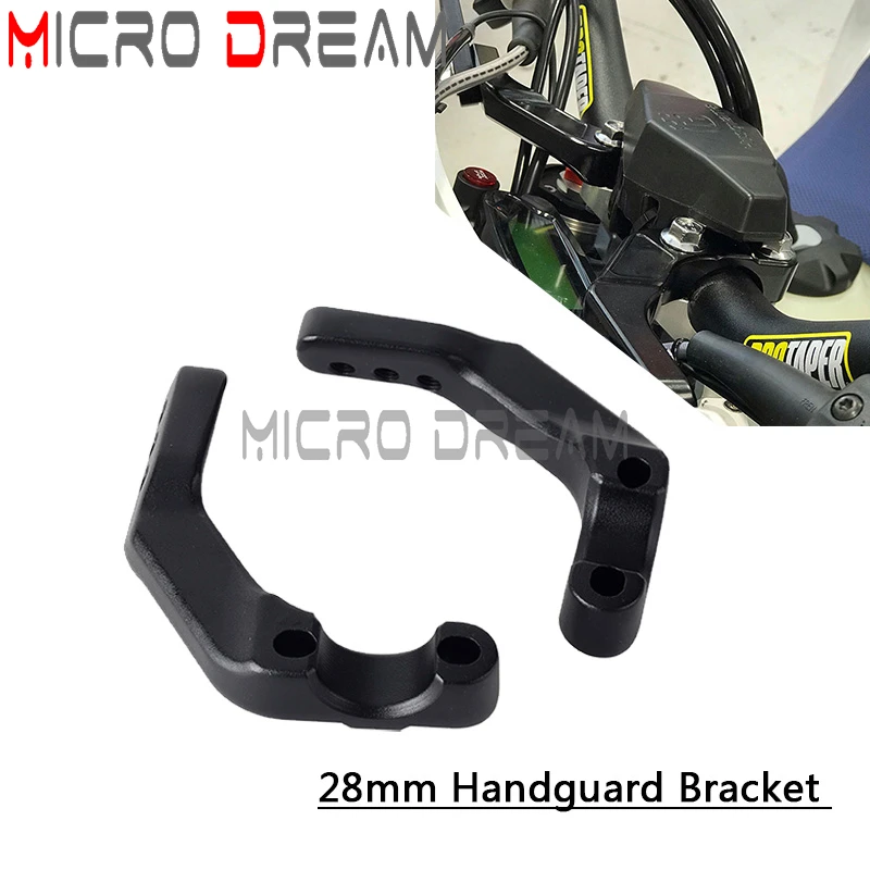 Universal Motocross 28.6mm Handlebar Dirt Bike Handguard Mount Rod Clamps Off Road Racing Hand Guard Bracket Bar Clamp Aluminum