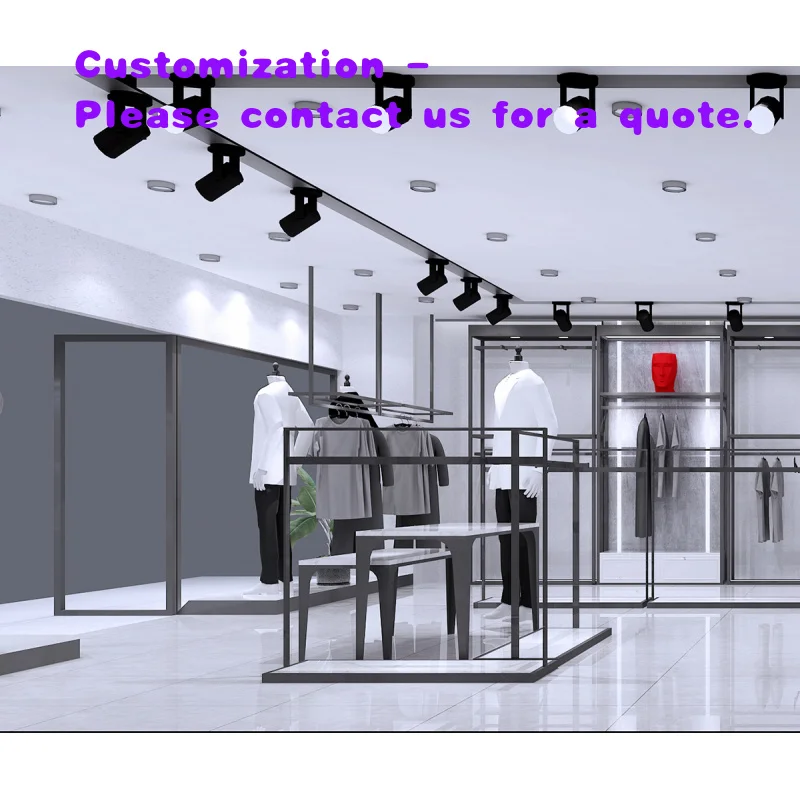 custom.Custom Modern Whole Shop Design Retail Clothing Shop Fitting Fixture Cloth Apparel Display Cabinet Stand Garment