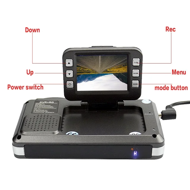 

Автомобильный видеорегистратор 1080P 2 в 1, встроенный G-сенсор, 170 градусов, сигнализация превышения скорости, потоковая автомобильная камера, видеорегистратор/дабочная камера