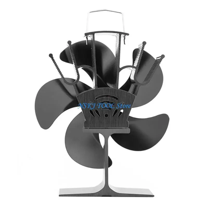 

L8RC Portable Stove Fan Eco Friendly Warm Air for Christmas Festivals Party