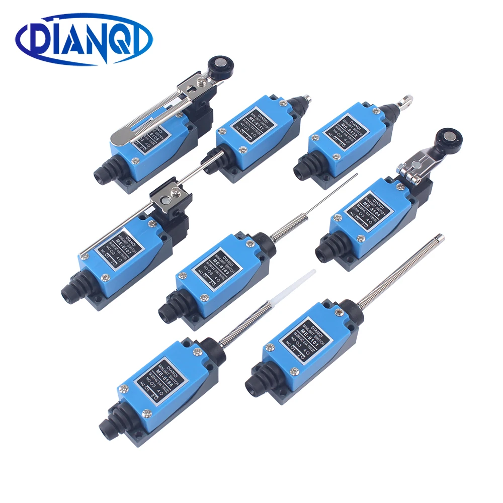 

ME 8108 8111 8122 9101 Водонепроницаемый концевой выключатель с ЧПУ 5A/220 В Поворотный роликовый рычаг Концевой выключатель промышленной машины