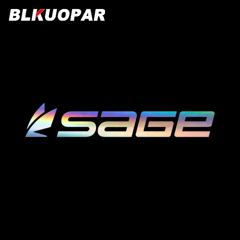 

BLKUOPAR Sage Car Sticker Personality Fashionable Laser Die Cut Scratch-Proof Decals Sunscreen Creative Car Door Protector