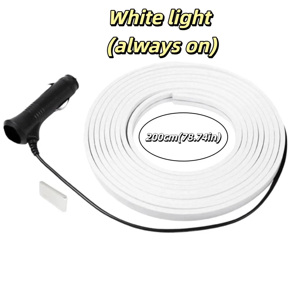 

12v LED Trunk Light Flexible Waterproof LED Interior Light Magnetic Auto Induction Streamer Strip Light Car Trunk