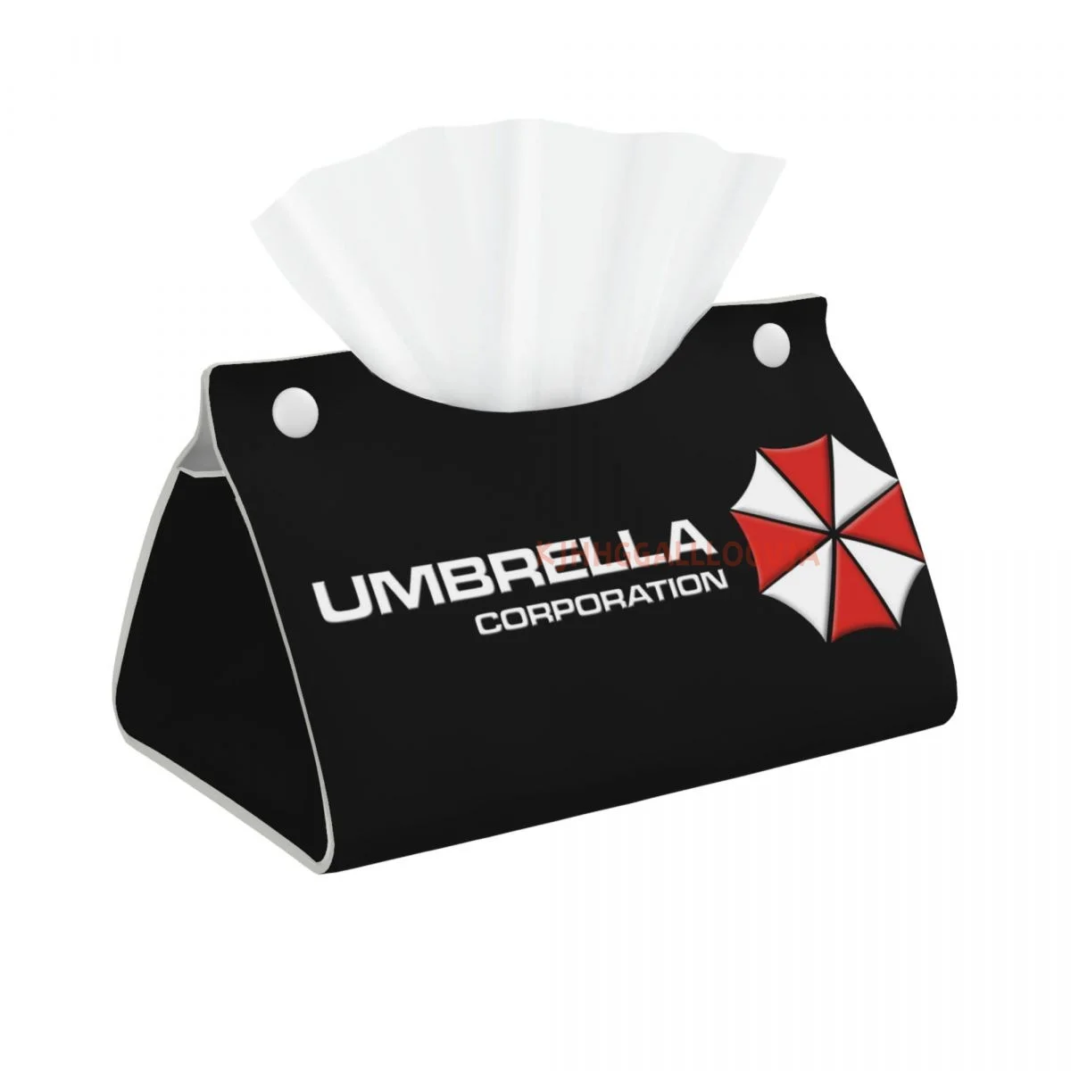 Kawaii ร่มกล่องกระดาษทิชชูสี่เหลี่ยมผืนผ้า 1908 สีชมพูสีเขียว PU หนังผู้ถือกล่องกระดาษทิชชู